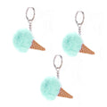 Key Ring Pendant Keychain Key Ring Key Chain Key Chain Bag Pendant Key Chain Plush Ice Cream Ornaments