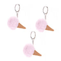 Key Ring Pendant Keychain Key Ring Key Chain Key Chain Bag Pendant Key Chain Plush Ice Cream Ornaments